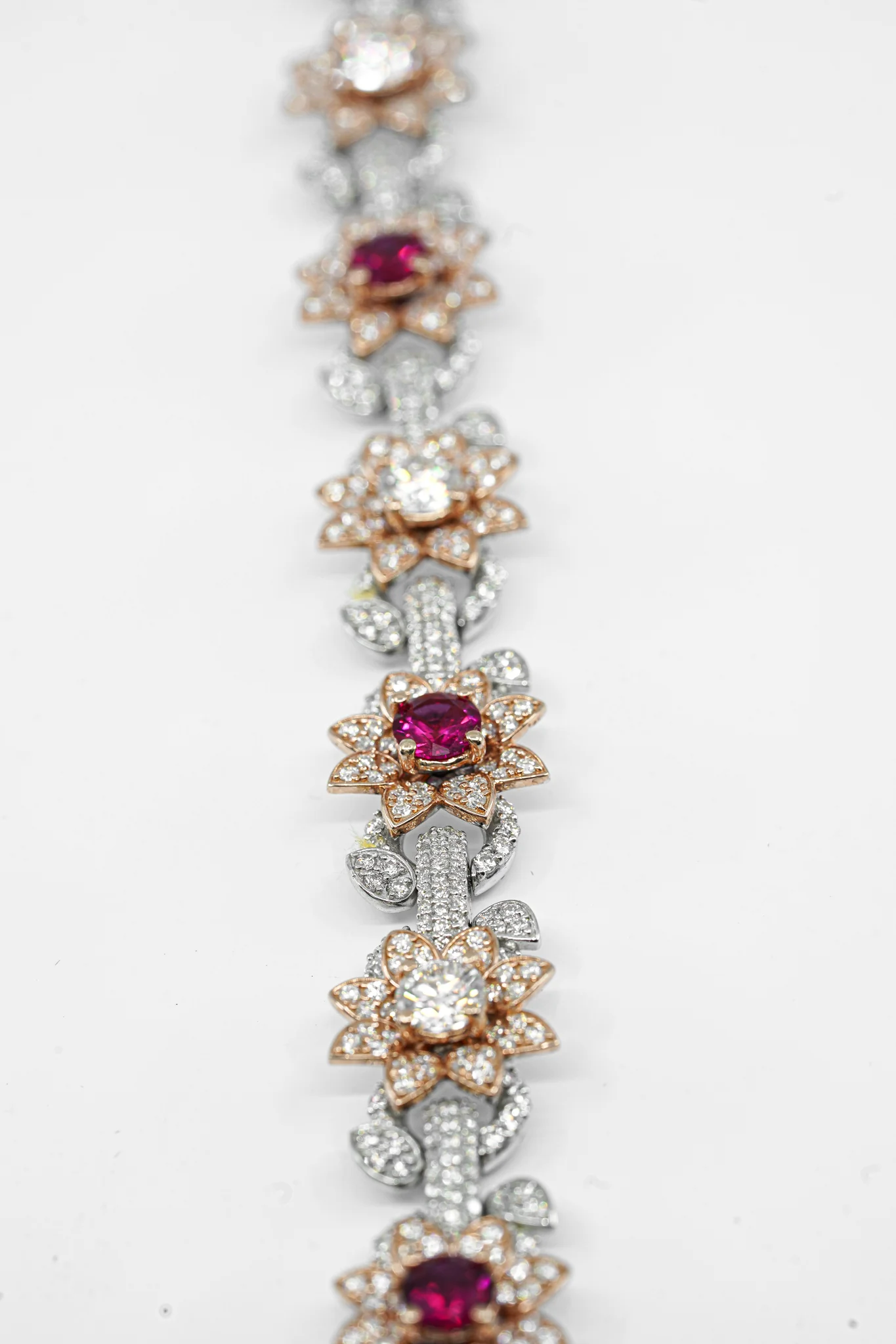 Two Tone Flower Bracelet