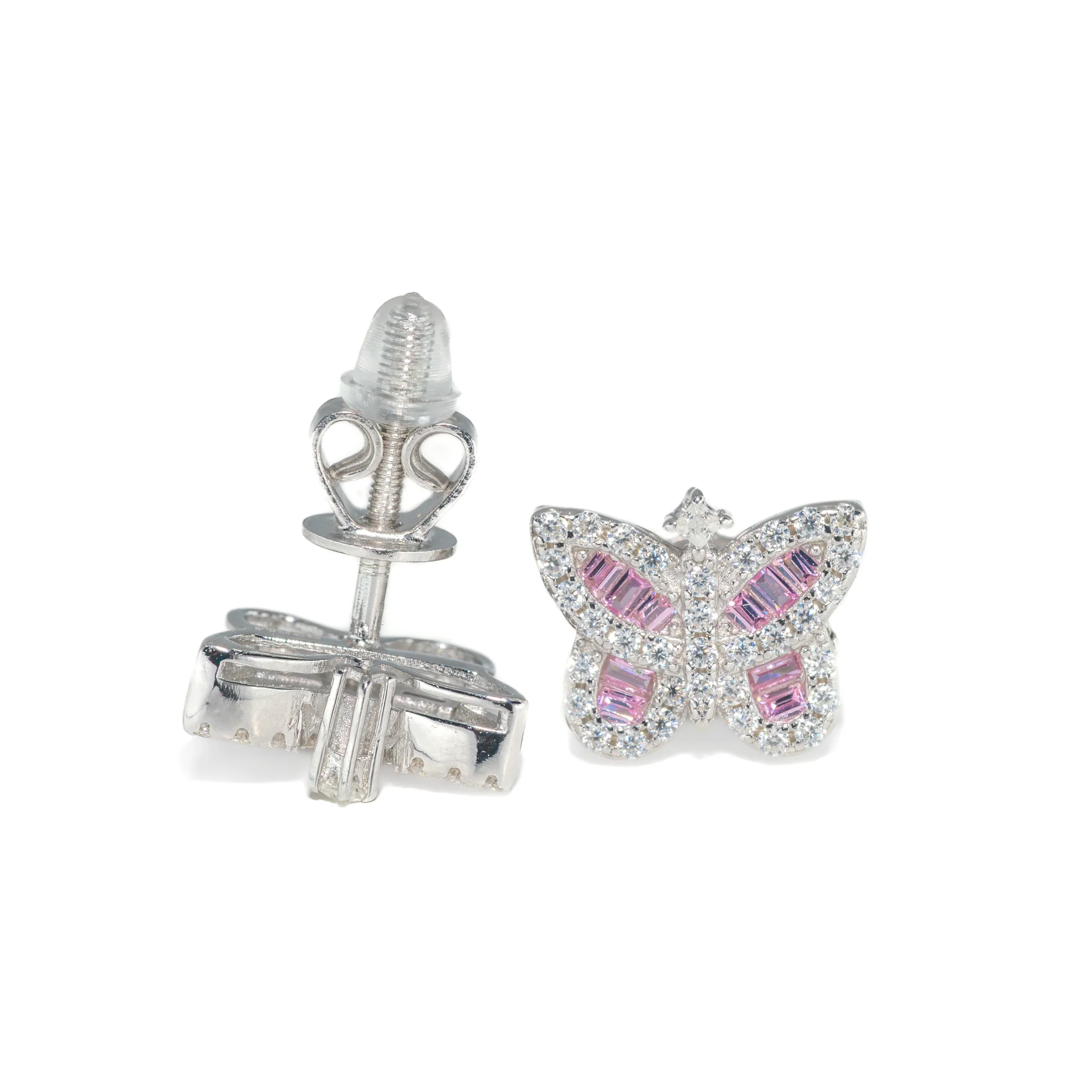 Butterfly Baguette Earrings - Image 4