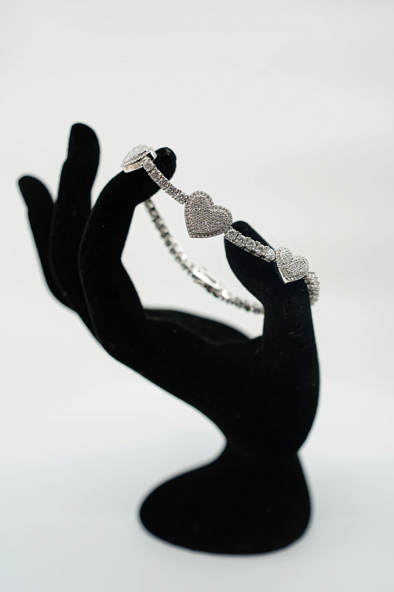 Heart Tennis Bracelet - Image 2
