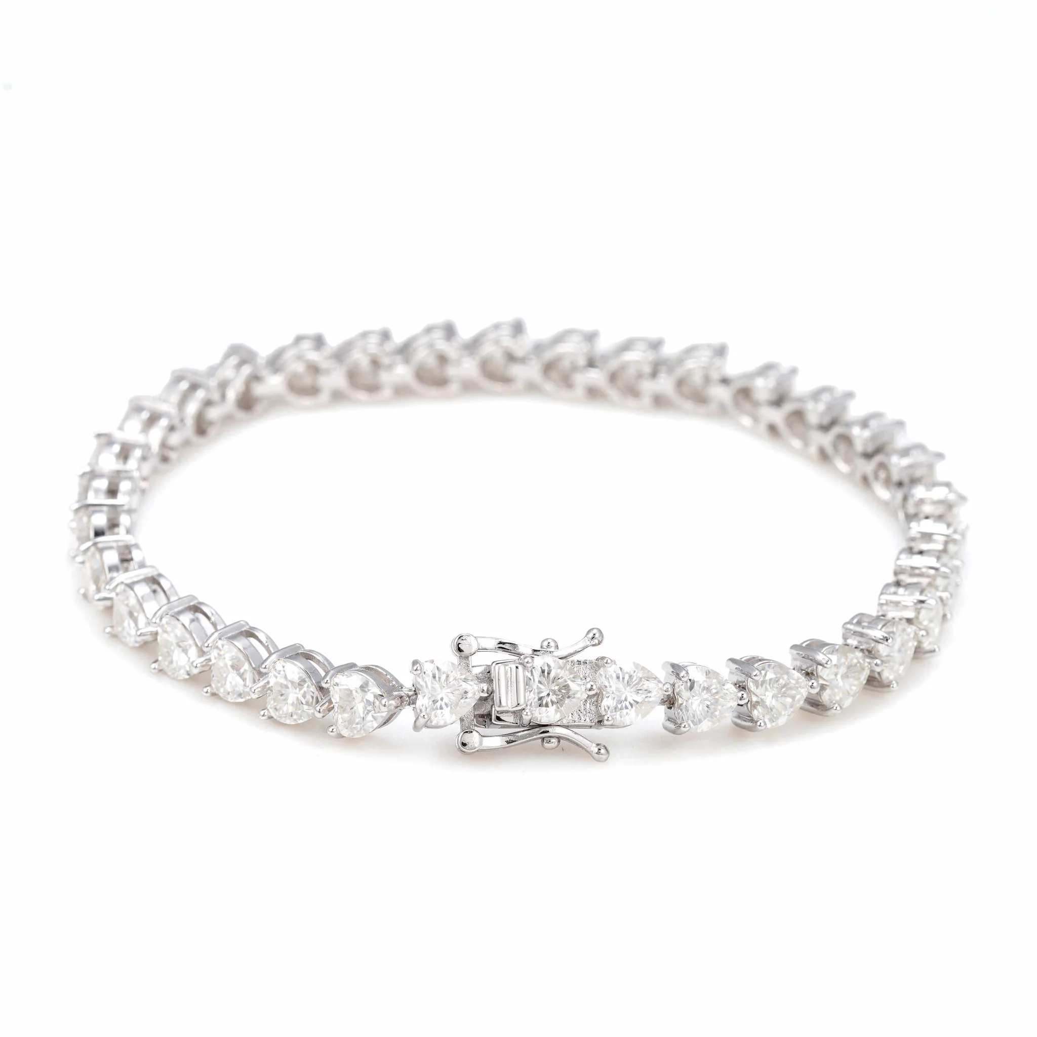 Heart Tennis Bracelet - Image 2