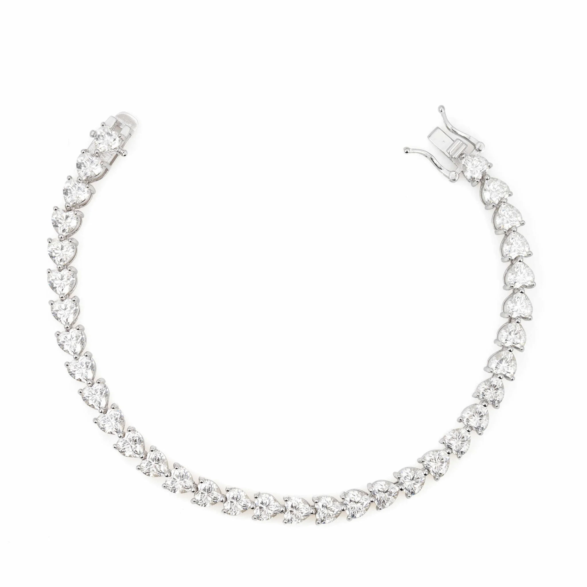Heart Tennis Bracelet - Image 3