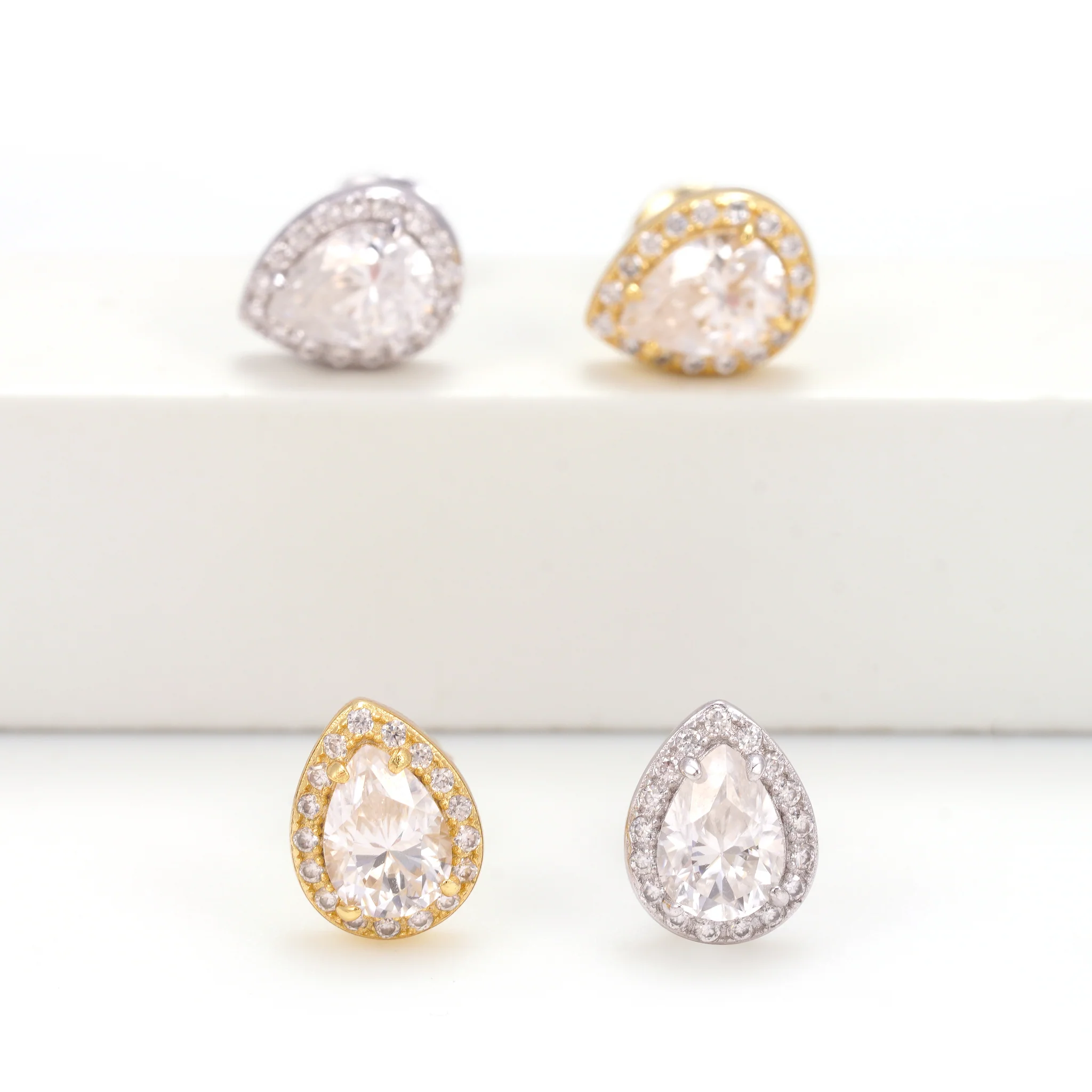 Tear Drop Earrings - Image 3