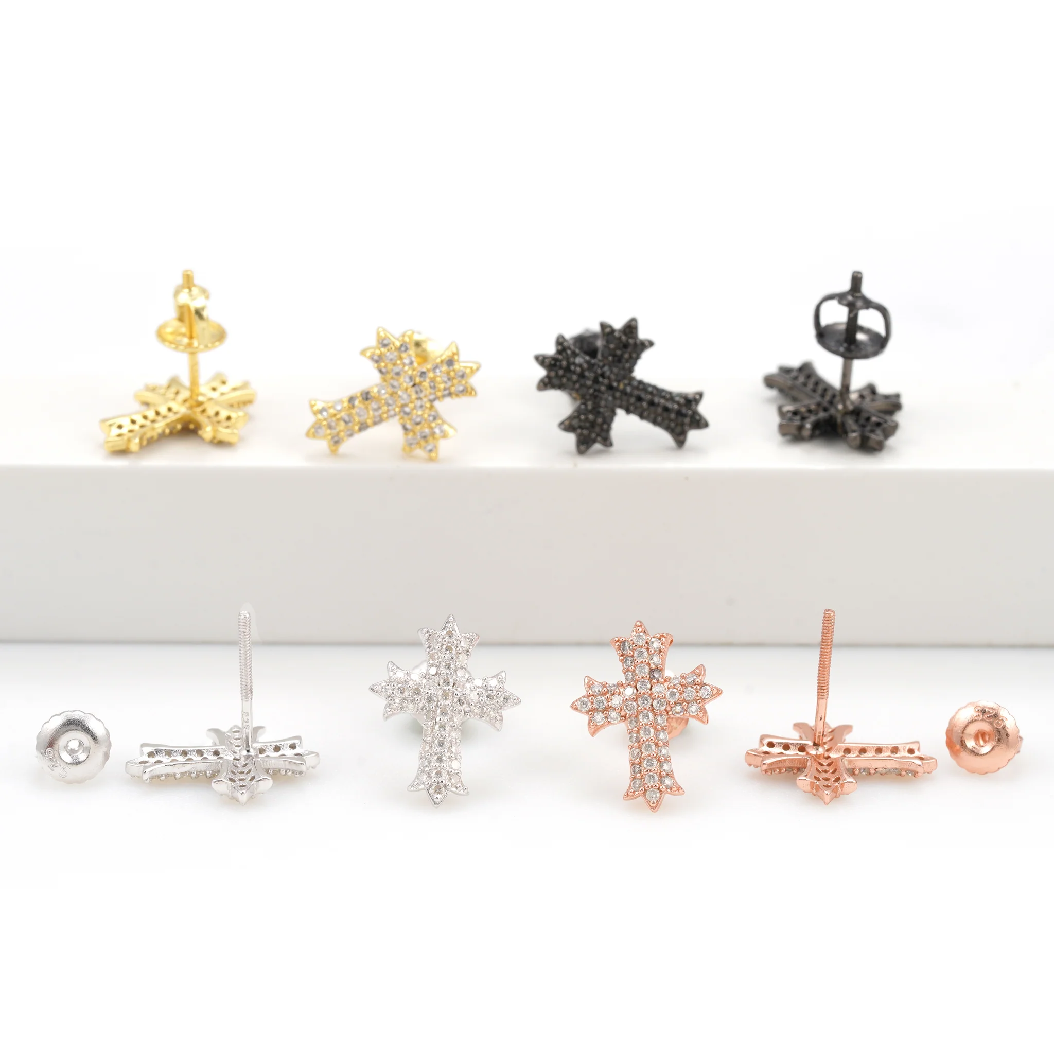 Cross Earrings - Image 2