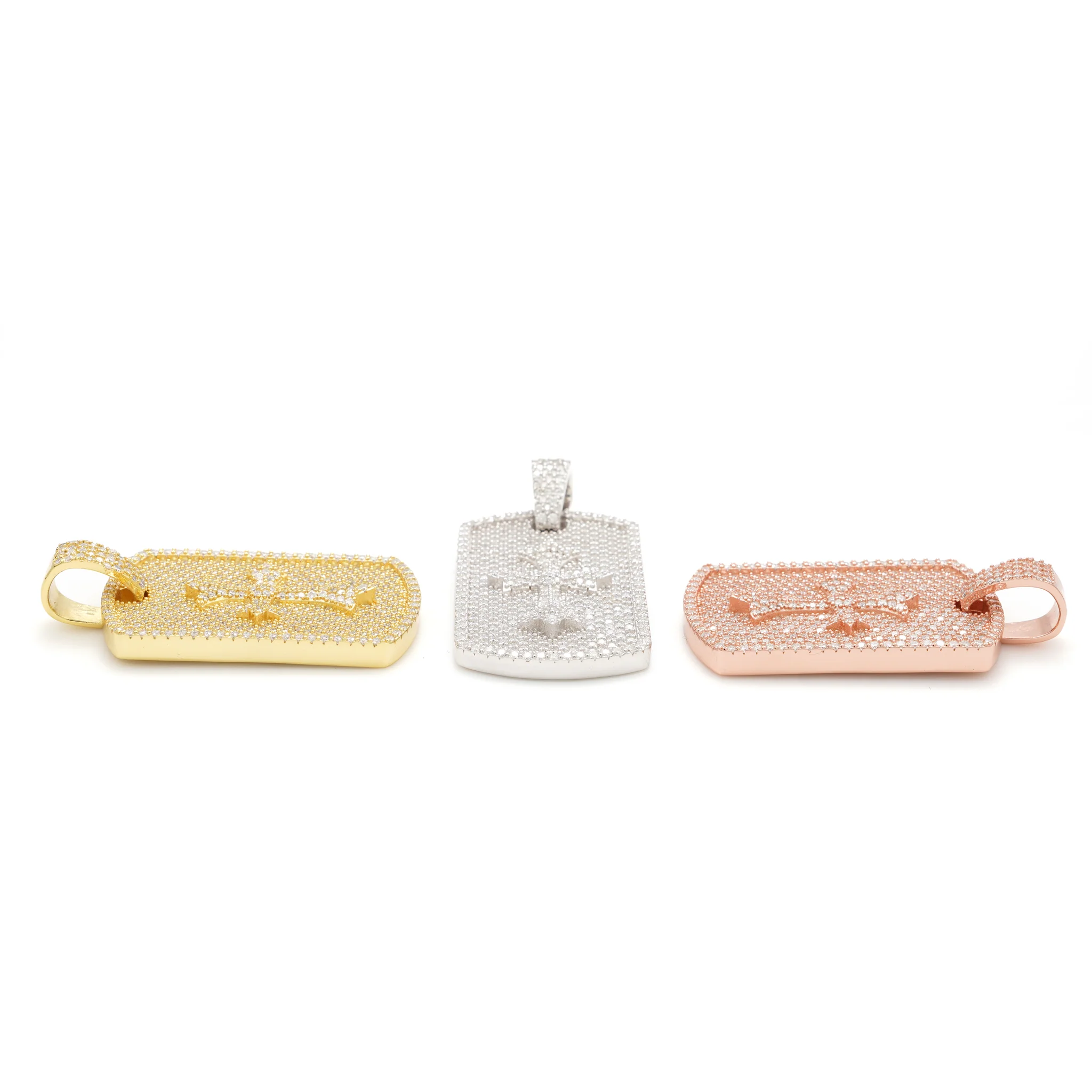 Chrome Heart Dog Tag Pendant - Image 4