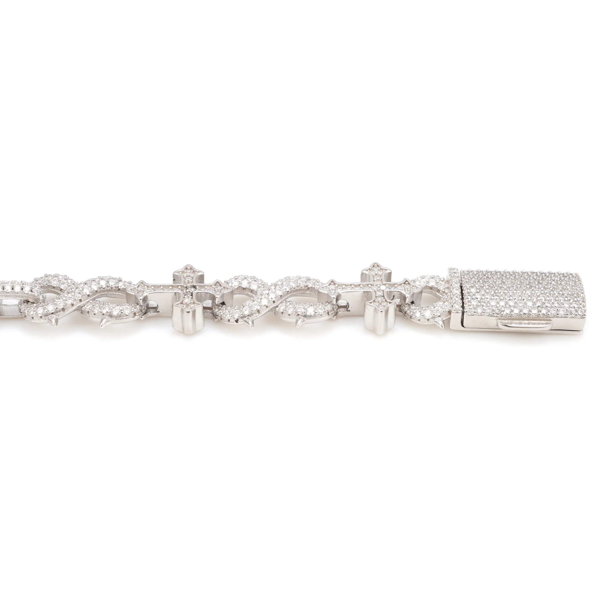INFINITY SPIKE CROSS BRACELET - Image 4