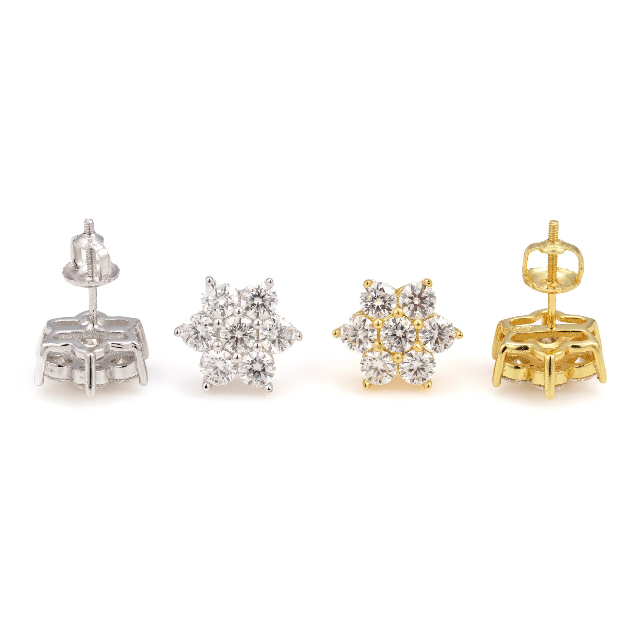 SPIKE FLOWER EARRINGS - Image 3