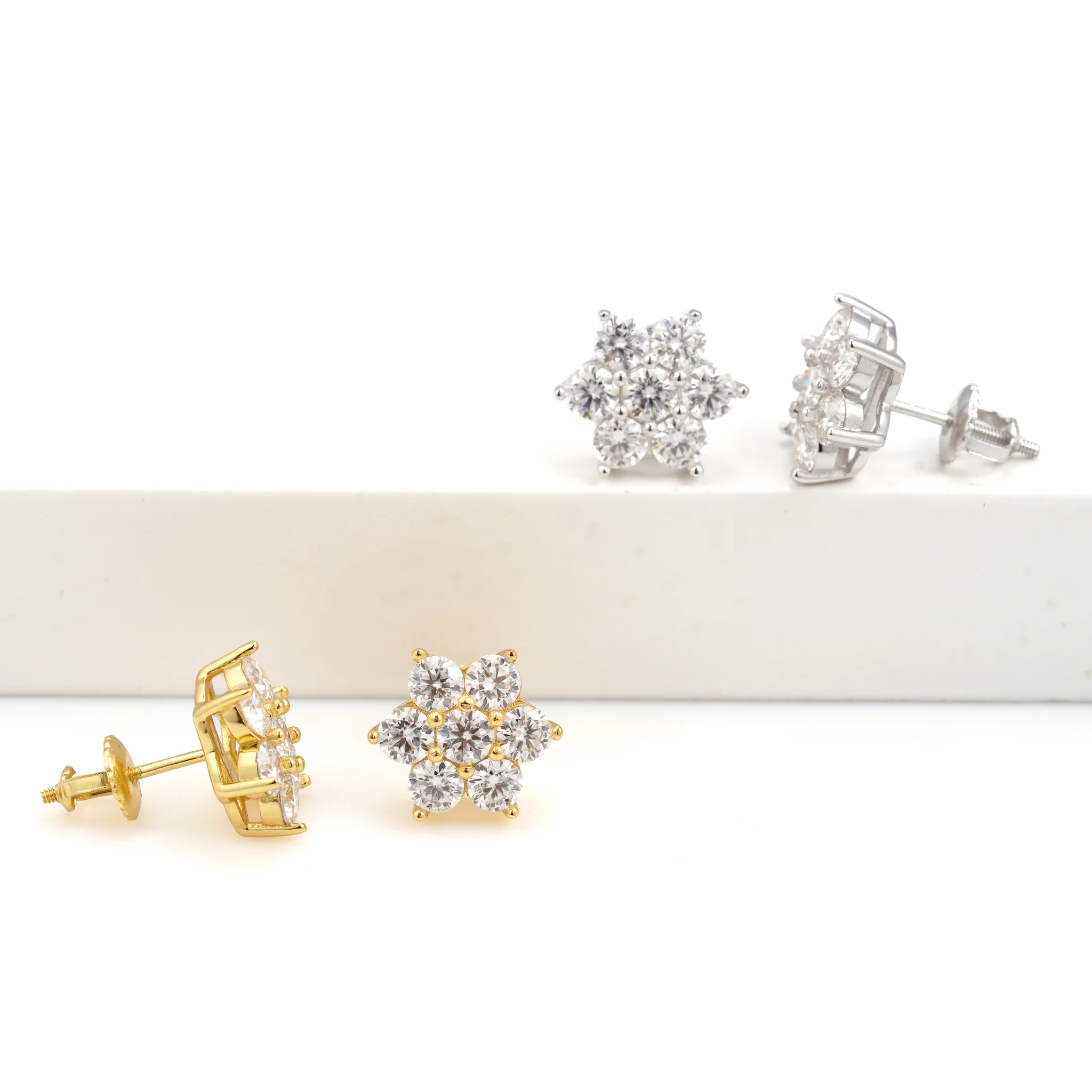 SPIKE FLOWER EARRINGS - Image 4