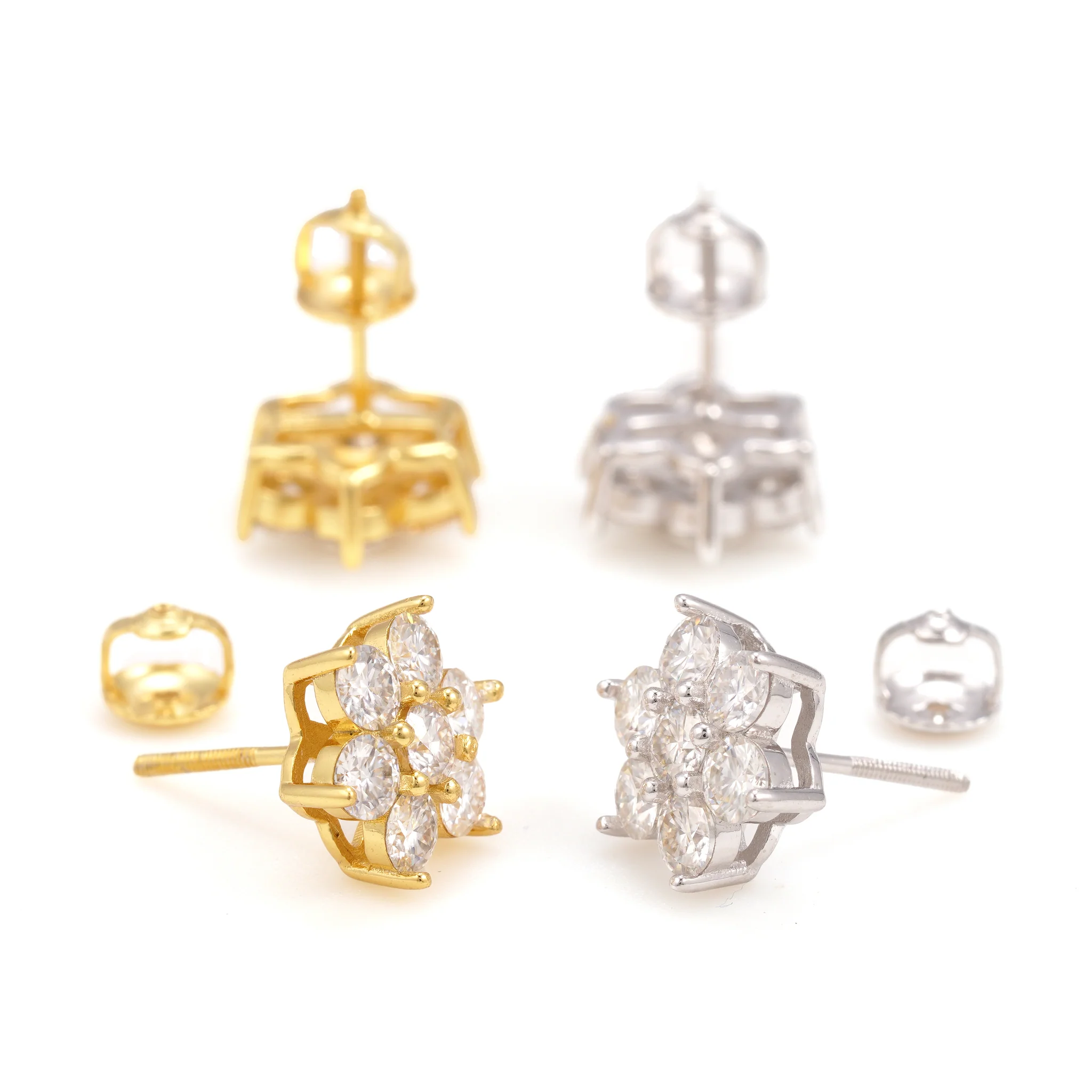 SPIKE FLOWER EARRINGS - Image 2