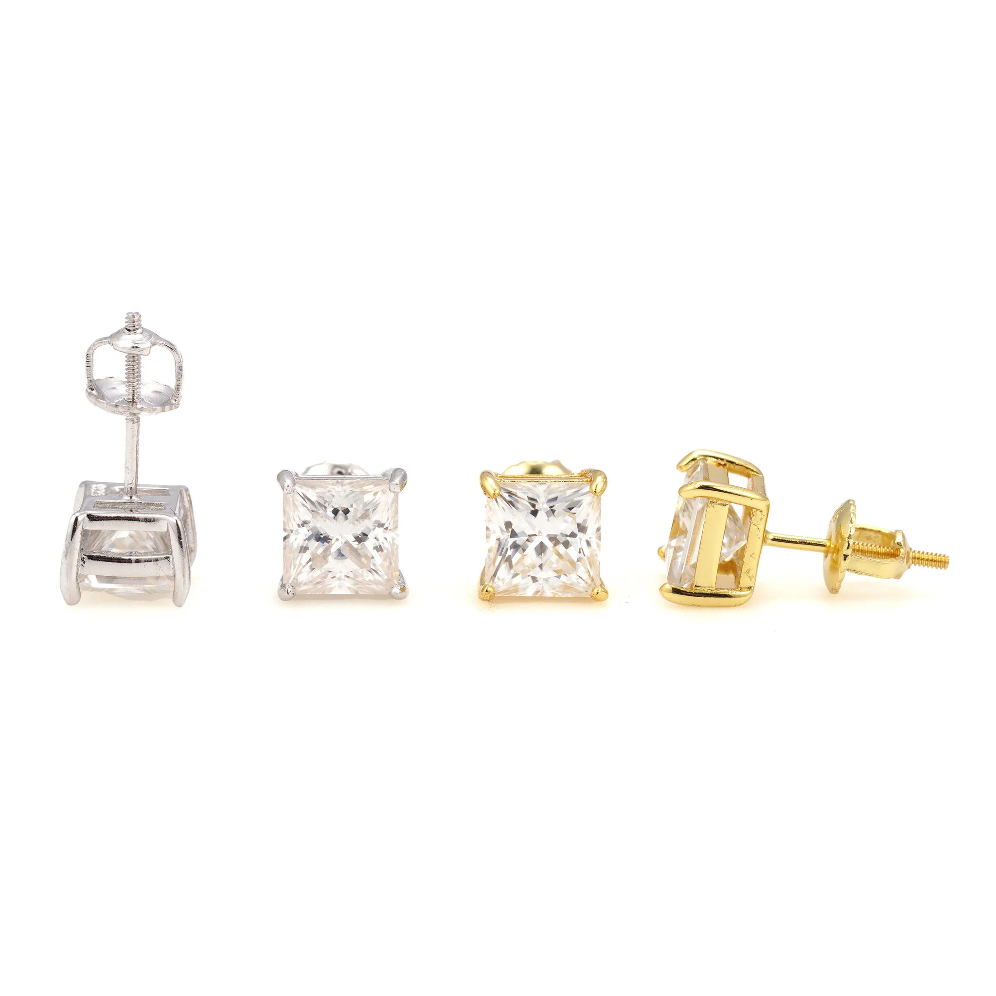 Square Stud Earrings - Image 5