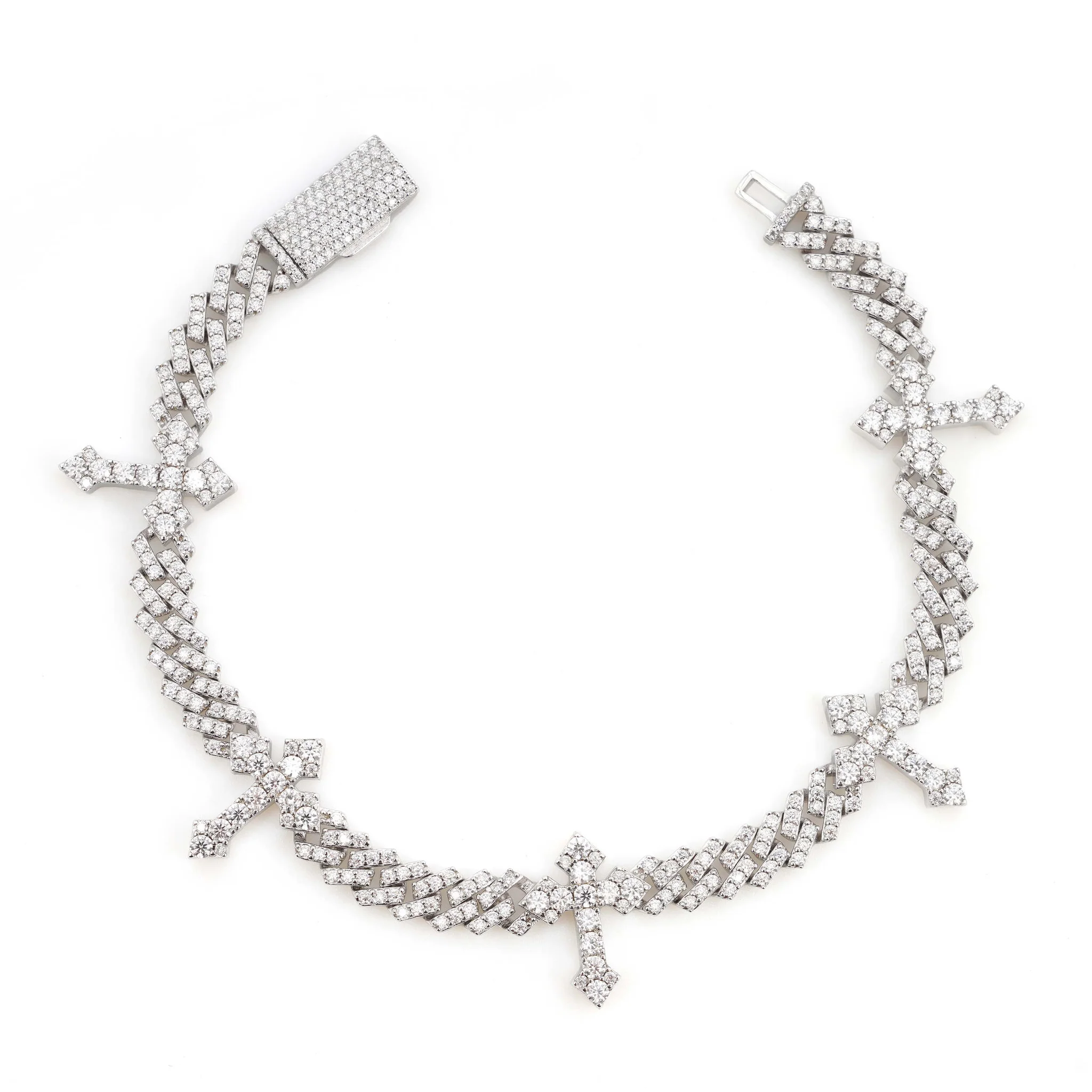 CROSS CUBAN BRACELET