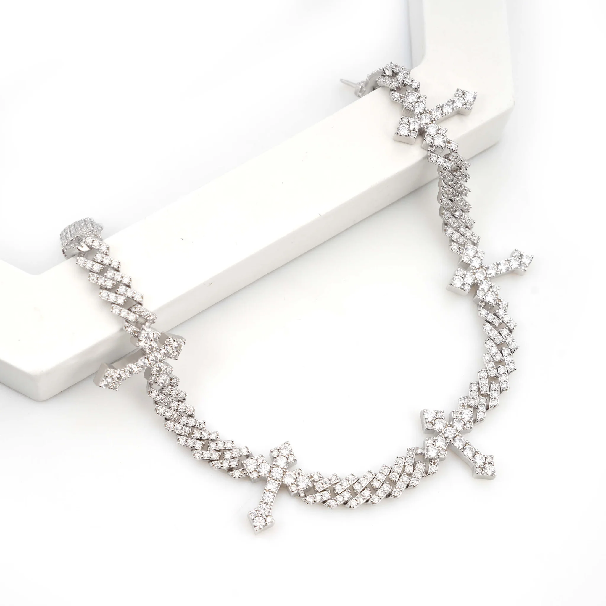 CROSS CUBAN BRACELET - Image 3