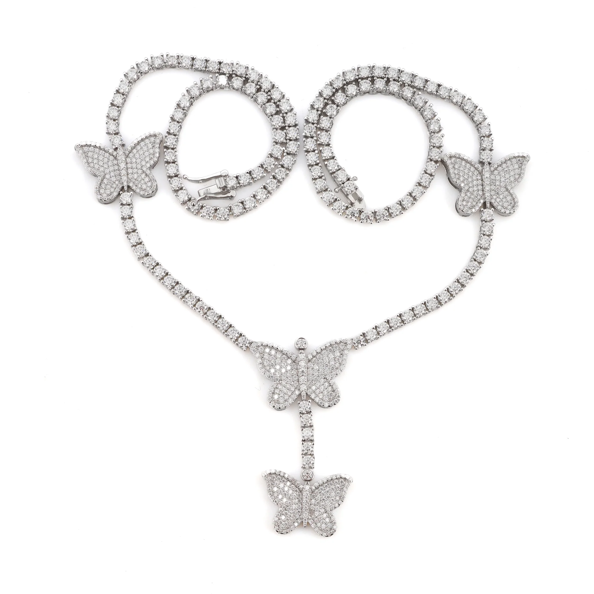 4 Butterfly 3mm Tennis Chain - Image 3