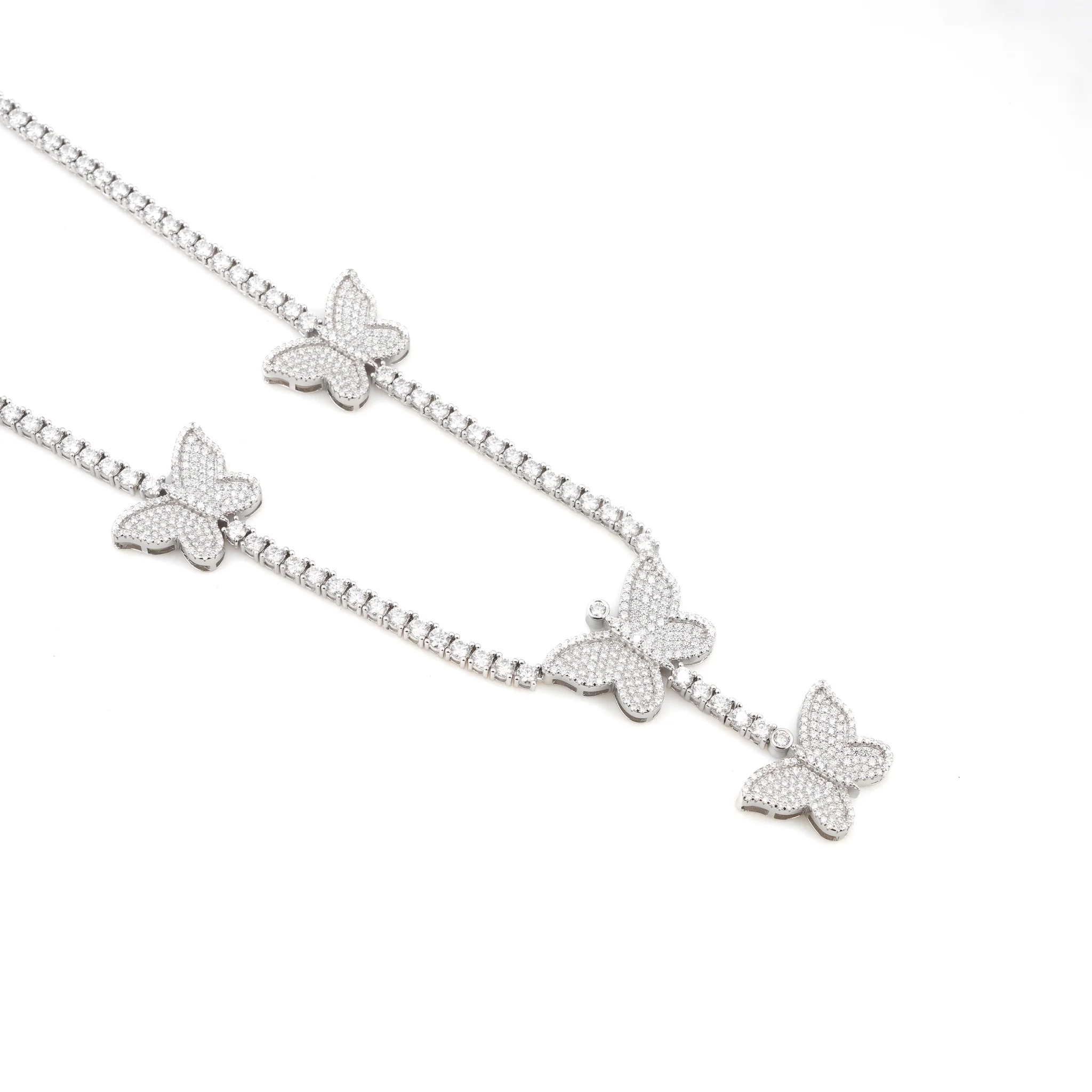 4 Butterfly 3mm Tennis Chain