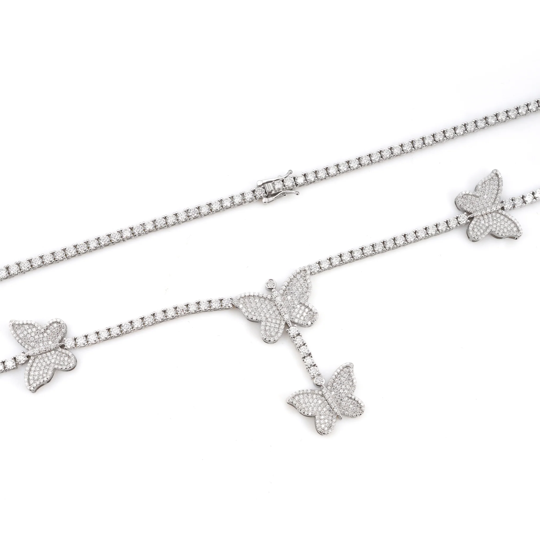 4 Butterfly 3mm Tennis Chain - Image 6