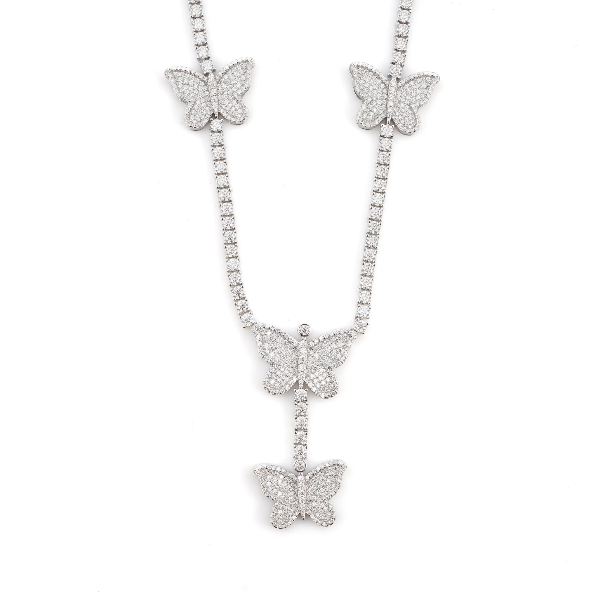 4 Butterfly 3mm Tennis Chain - Image 4