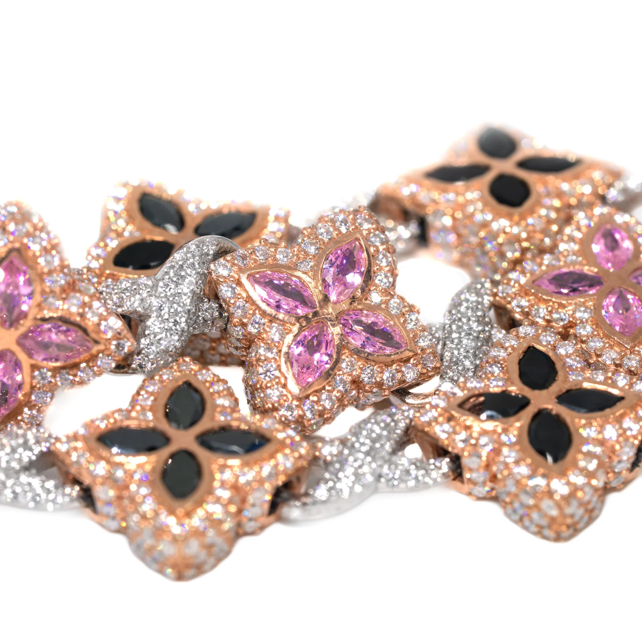 Royal Clover Iced Bracelet - Image 4