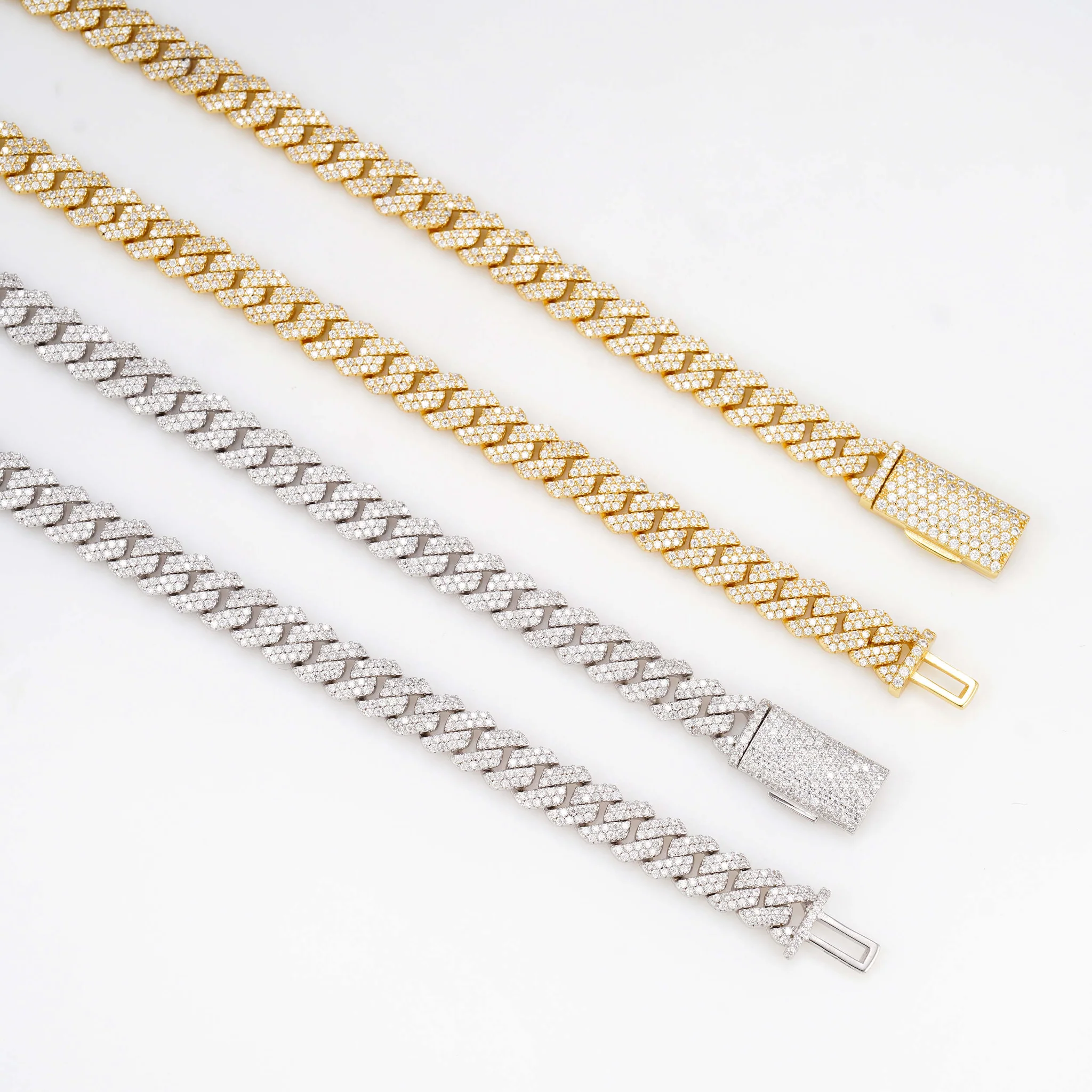 Cuban Chain and Cuban Bracelet Set 8MM - Image 3