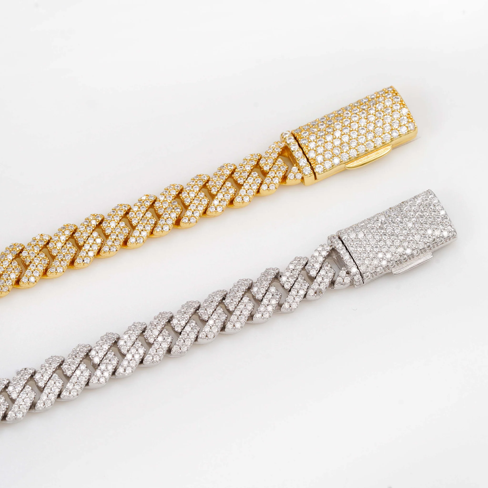 Cuban Chain and Cuban Bracelet Set 8MM - Image 4