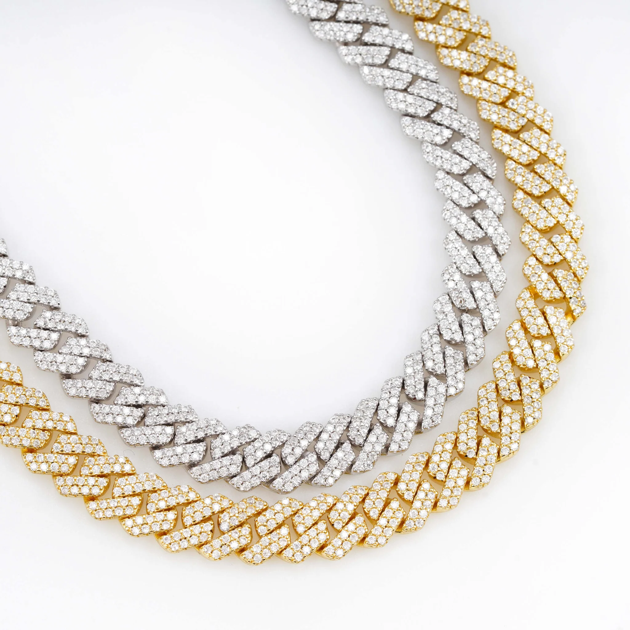 Cuban Chain and Cuban Bracelet Set 8MM - Image 2