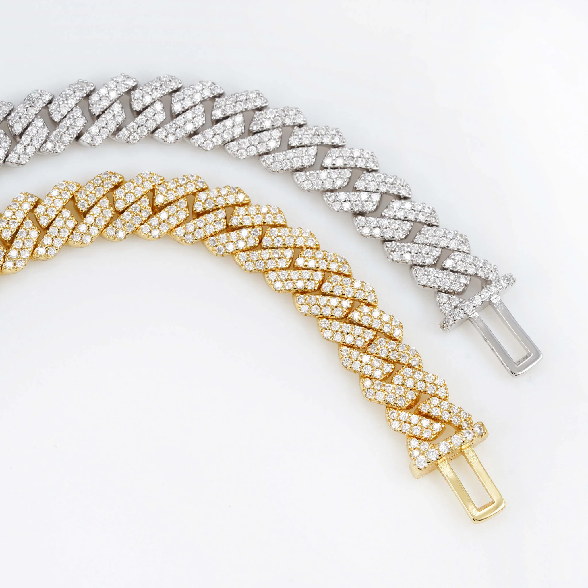 Cuban Chain and Cuban Bracelet Set 8MM - Image 7